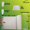 Picture of Eco Friendly Reusable Practicool White Washable Bamboo Kitchen Towels with Chrome Holder